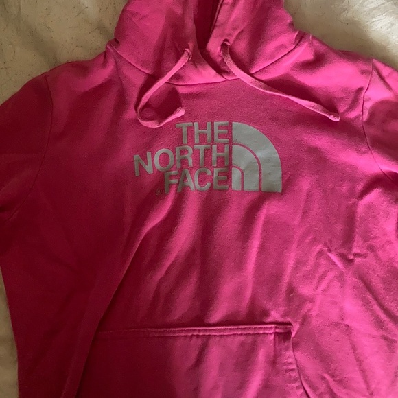 The North Face Pink Hooded Sweatshirt - Picture 3 of 3